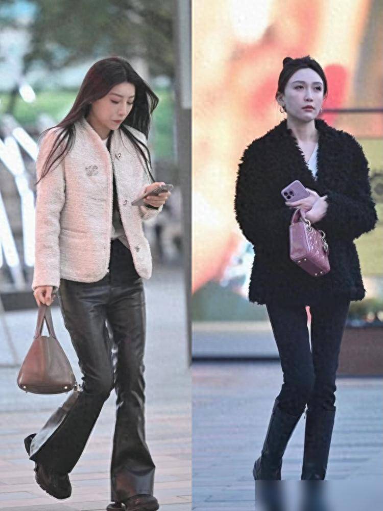 ”大衣、羽绒服齐上阵果然她们最懂冬天！马德里竞技携手K8被北京街拍“暖到了(图1)